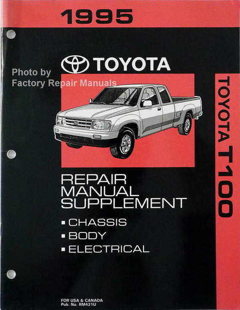 1995 Toyota T100 Repair Manual Supplement