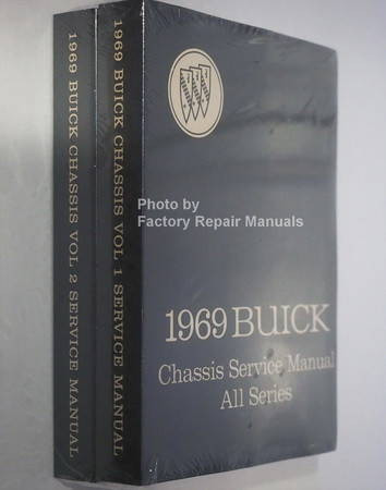 1969 Buick Chassis Service Manual All Series Spine View