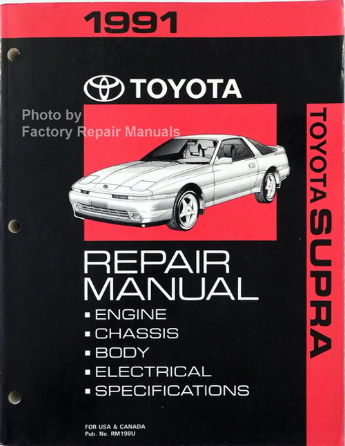 1991 Toyota Supra Factory Repair Manual