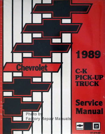 1989 Chevrolet C-K Pick-Up Truck Service Manual Reprint
