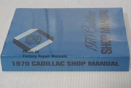 1970 Cadillac Shop Manual Spine View