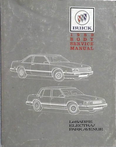 1989 Buick LeSabre Electra Park Avenue Body Service Manual