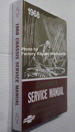 1968 Chevrolet Bel Air Camaro Corvette Chevelle El Camino Impala Chassis Service Manual Spine View