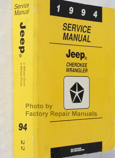 1994 Service Manual Jeep Cherokee / Wrangler