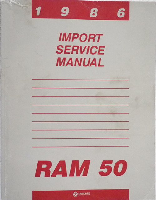 1986 Dodge Ram 50 Service Manual