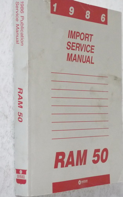 1986 Dodge Ram 50 Service Manual