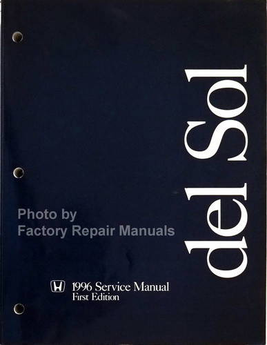 1996 Honda Civic Del Sol Service Manual 