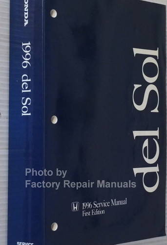 1996 Honda Civic Del Sol Service Manual 