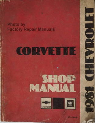 1981 Chevrolet Corvette Shop Manual