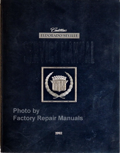 1992 Cadillac Eldorado / Seville Service Manual
