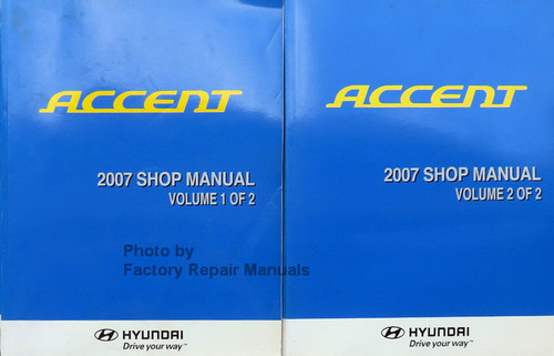 Accent 2007 Shop Manual Volume 1, 2