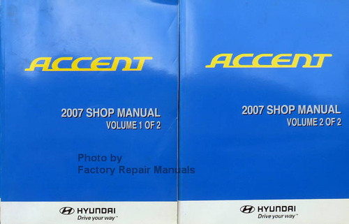 Accent 2007 Shop Manual Volume 1, 2