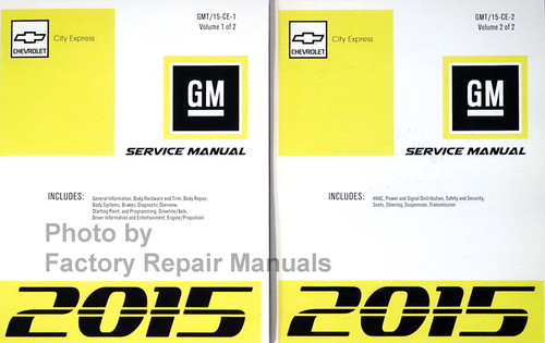 2015 Chevrolet City Express Factory Service Manual Volume 1, 2