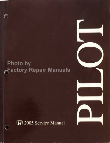2005 Honda Pilot Service Manual