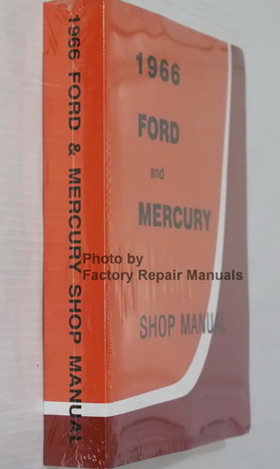 1966 Ford and Mercury Shop Manual Spine View