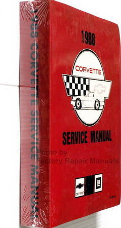 1988 Chevrolet Corvette Service Manual Reprint