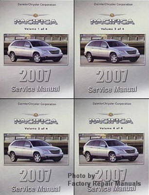 2007 Chrysler Pacifica Service Manual Volume 1, 2, 3, 4