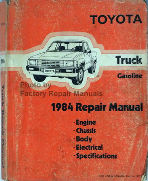 Toyota Truck Gasoline 1984 Repair Manual