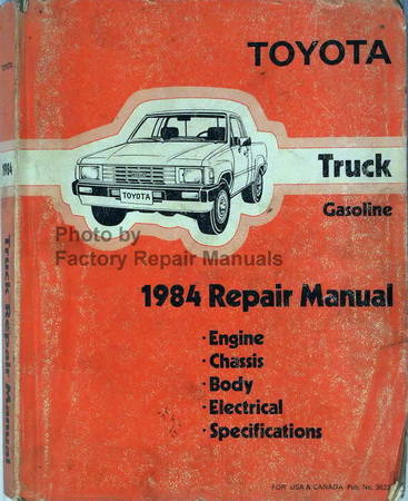 Toyota Truck Gasoline 1984 Repair Manual