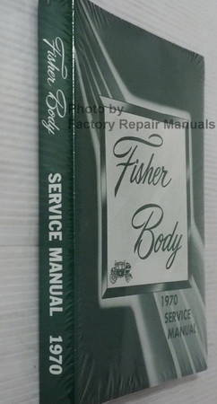 1970 Fisher Body Service Manual Spine View