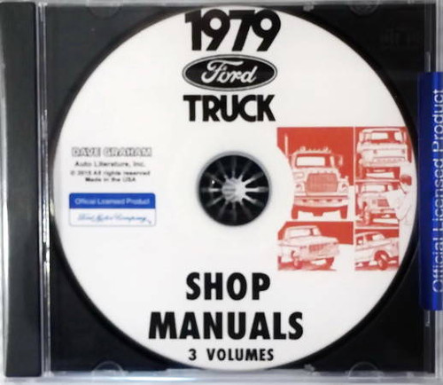 1979 Ford Light Duty Truck Shop Manual Engine, Body, Chassis, Electrical