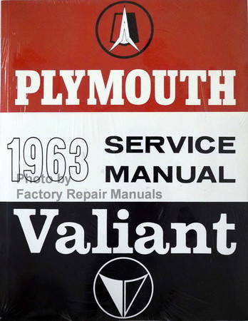 1963 Plymouth Service Manual Valiant