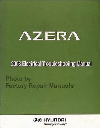 2008 Azera Electrical Troubleshooting Manual Hyundai