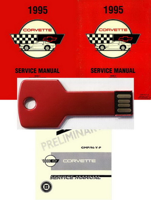 1996 Chevrolet Corvette Service Manuals on USB