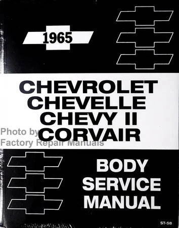 1965 Chevrolet Chevelle Chevy II Corvair Body Service Manual