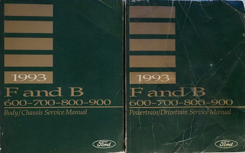 1993 F and B 600-700-800-900 Service Manual Volume 1, 2