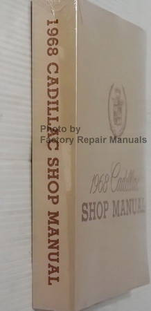 1968 Cadillac Shop Manual Spine View