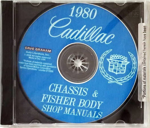 1980 Cadillac Service Manual and Fisher Body Repair Manual