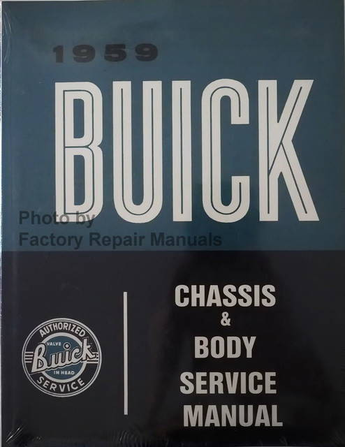 1959 Buick Chassis & Body Service Manual