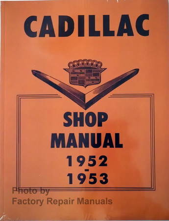 1952 1953 Cadillac Shop Manual