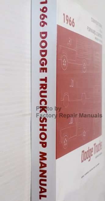 1966 Dodge Pickup Truck 100-700 Service Manual Spine View