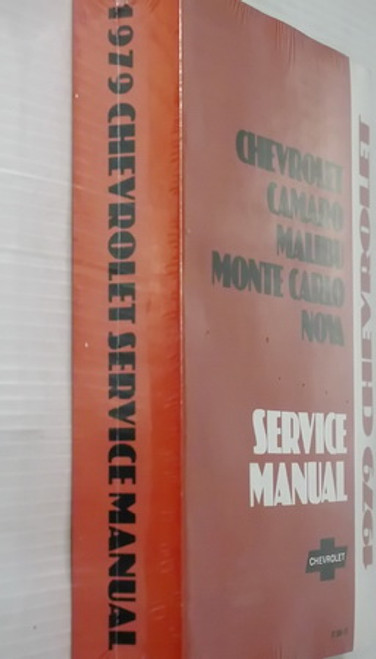 1979 Chevrolet Camaro Malibu Monte Carlo Nova Service Manual Spine View