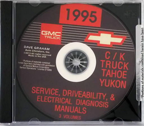 1995 Chevy GMC C/K Truck Service Manuals on CD