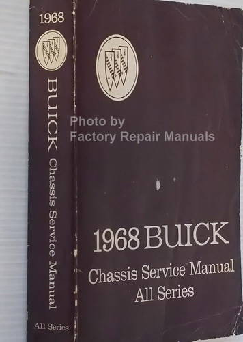 1968 Buick Chassis Service Manual All Series Spine View