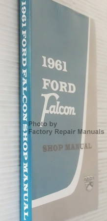 1961 Ford Falcon Shop Manual Spine View