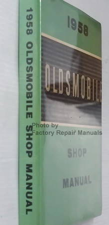 1958 Oldsmobile Shop Manual spine View
