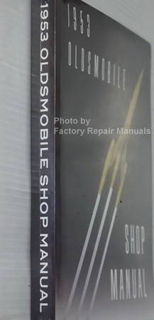 1953 Oldsmobile Shop Manual Spine View