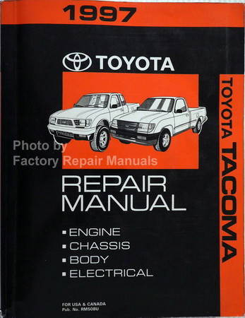 1997 Toyota Tacoma Repair Manual Engine Chassis Body Electrical