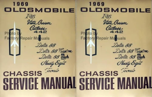 1969 Oldsmobile F85, Vista Cruiser, Cutlass, 442 Delta 88, 98, Tornado Chassis Service Manual