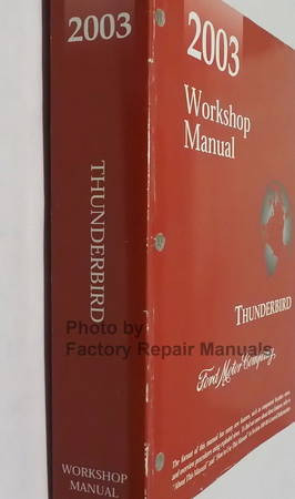 2003 Ford Thunderbird Workshop Manual 