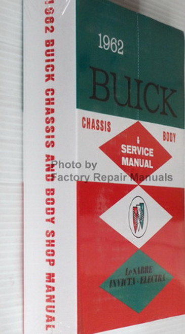 1962 Buick Electra Invicta LeSabre Service Manual Spine View
