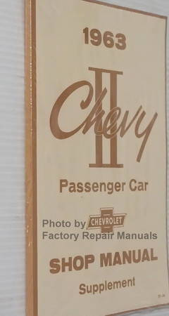 1963 Chevy II Nova Shop Manual Supplement