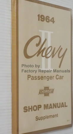 1964 Chevy II Passenger Car Shop Manual Supplement Spine View