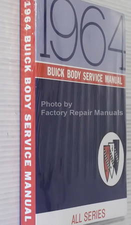 1964 Buick Body Service Manual All Series Spine View