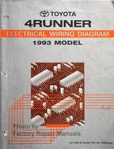 1993 Toyota 4Runner Electrical Wiring Diagrams