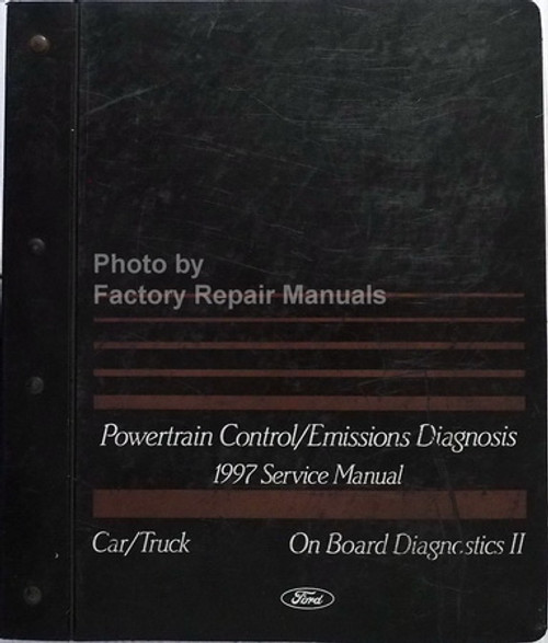 1997 Ford Powertrain Control/Emissions Diagnosis Service Manual Car/Truck On Board Diagnosics II